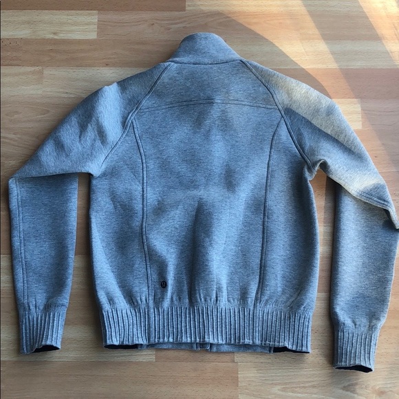 Lululemon Bomber Jacket in Grey - Picture 2 of 9